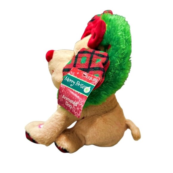 Goffa Animated Plush Dog Dances Lights Sings Rockin' Around the Christmas Tree - Picture 6 of 9